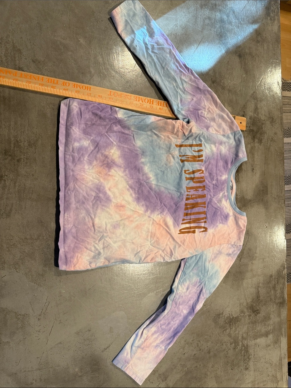 Tie-Dye Long Sleeve Tee - Pastel Multi